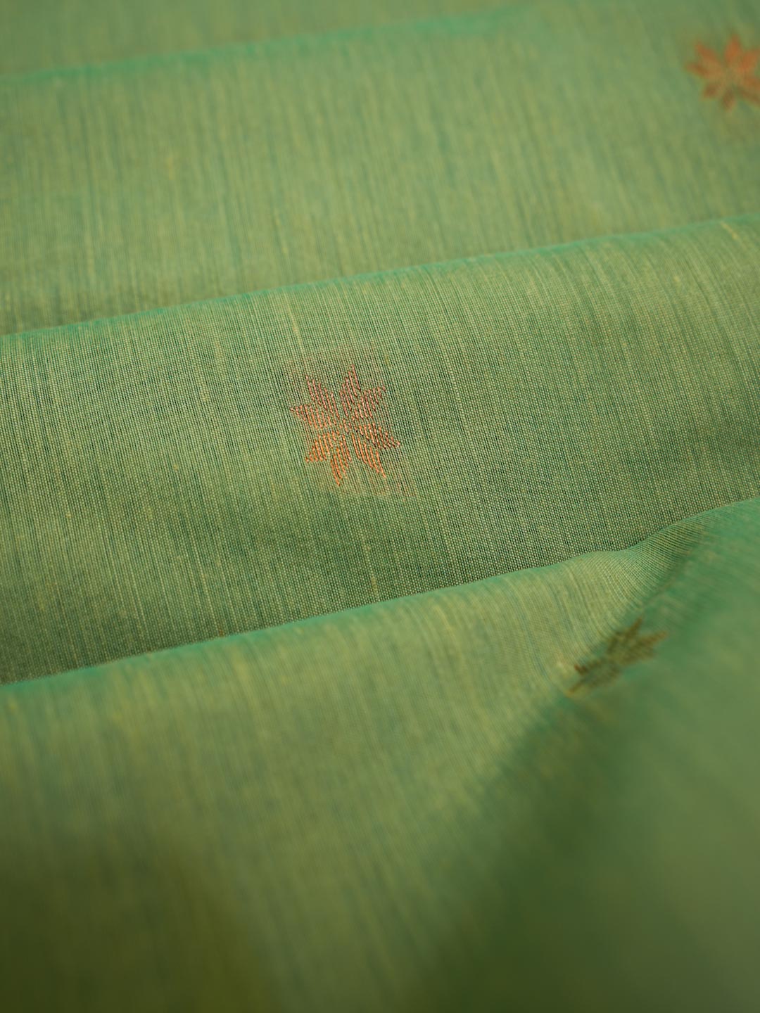 Sage Green/Light Green- Maheshwari Cotton Saree